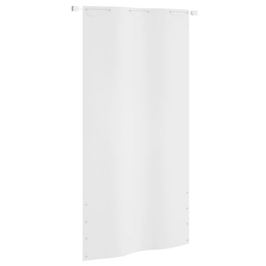 Parvekkeen suoja valkoinen 120x240 cm Oxford kangas - Sisustajankoti.fi