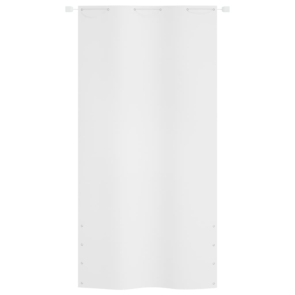 Parvekkeen suoja valkoinen 120x240 cm Oxford kangas - Sisustajankoti.fi