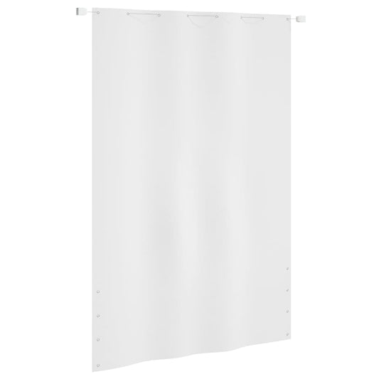 Parvekkeen suoja valkoinen 160x240 cm Oxford kangas - Sisustajankoti.fi