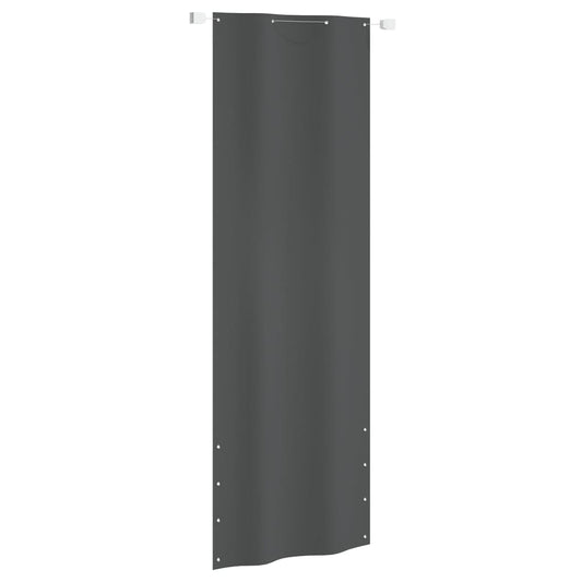 Parvekkeen suoja antrasiitti 80x240 cm Oxford kangas - Sisustajankoti.fi