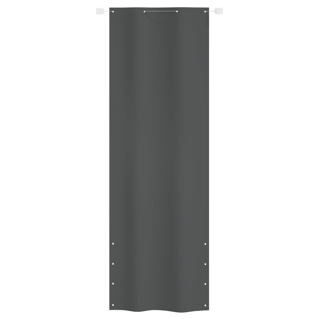 Parvekkeen suoja antrasiitti 80x240 cm Oxford kangas - Sisustajankoti.fi