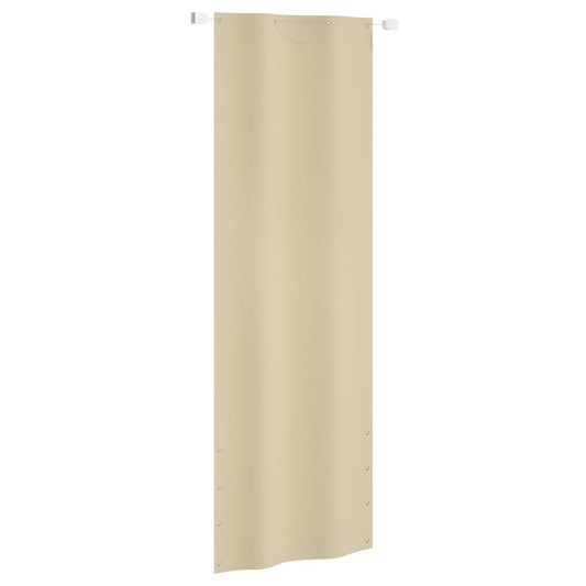 Parvekkeen suoja beige 80x240 cm Oxford kangas - Sisustajankoti.fi