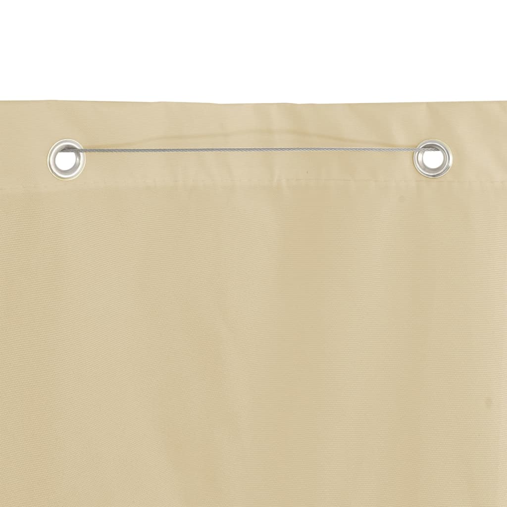 Parvekkeen suoja beige 140x240 cm Oxford kangas - Sisustajankoti.fi