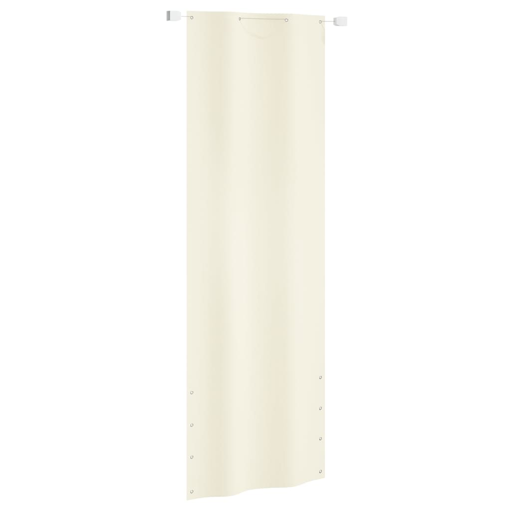 Parvekkeen suoja kerma 80x240 cm Oxford kangas - Sisustajankoti.fi