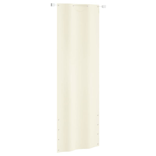 Parvekkeen suoja kerma 80x240 cm Oxford kangas - Sisustajankoti.fi