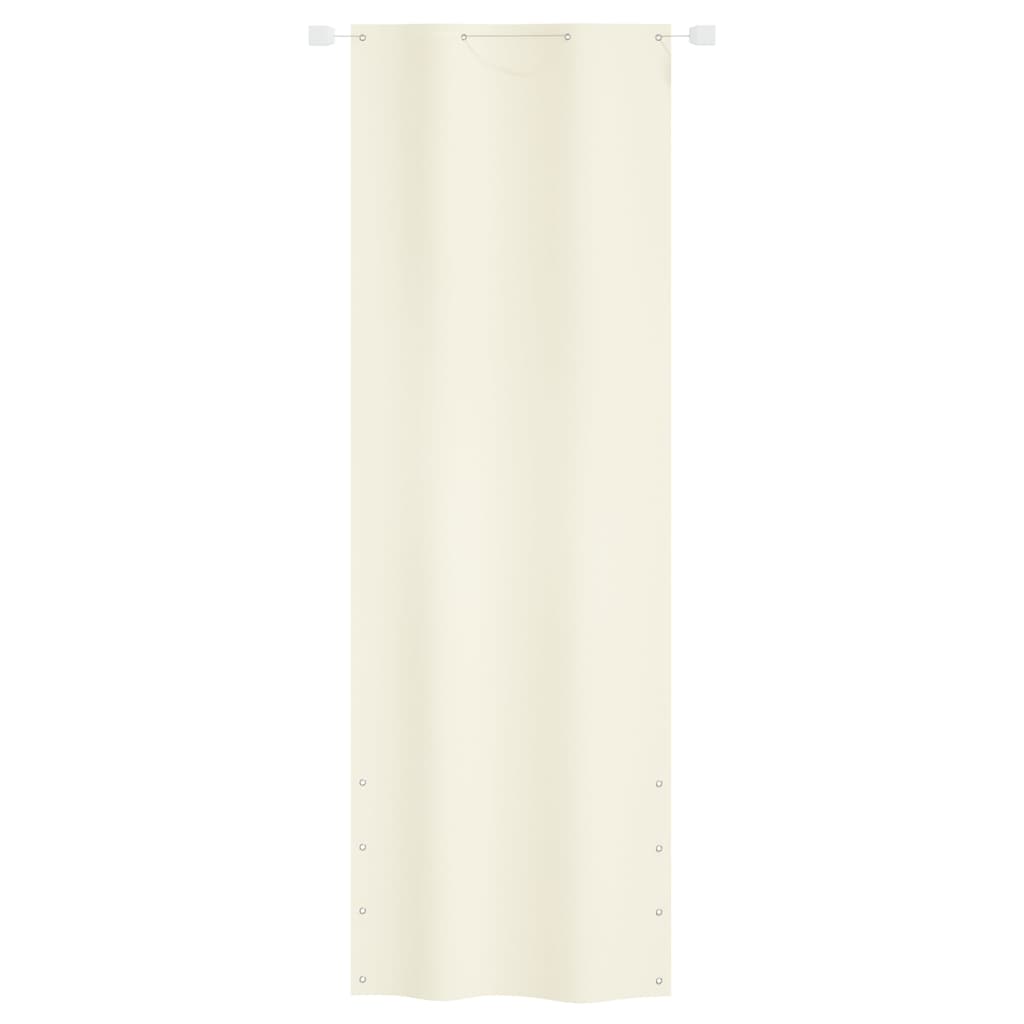 Parvekkeen suoja kerma 80x240 cm Oxford kangas - Sisustajankoti.fi