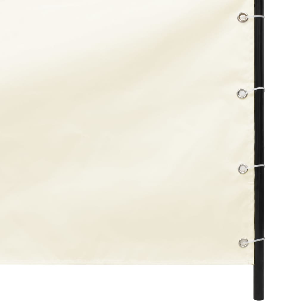 Parvekkeen suoja kerma 120x240 cm Oxford kangas - Sisustajankoti.fi