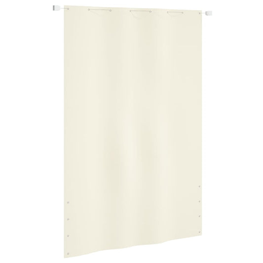 Parvekkeen suoja kerma 160x240 cm Oxford kangas - Sisustajankoti.fi