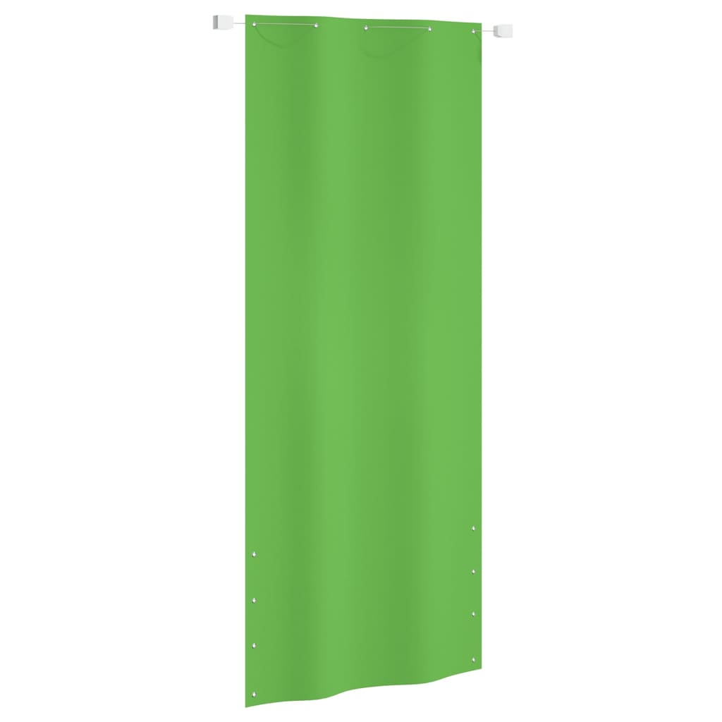 Parvekkeen suoja vaaleanvihreä 100x240 cm Oxford kangas - Sisustajankoti.fi