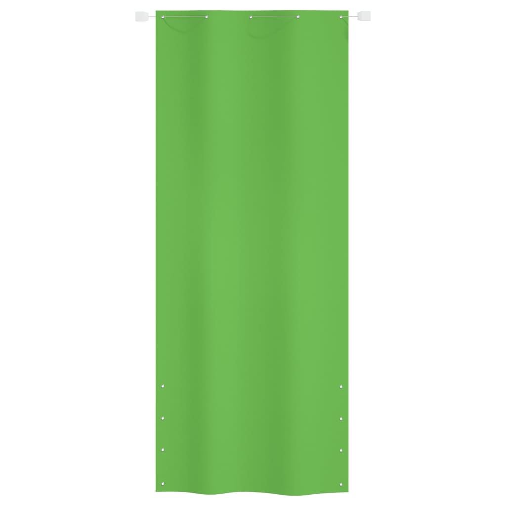 Parvekkeen suoja vaaleanvihreä 100x240 cm Oxford kangas - Sisustajankoti.fi