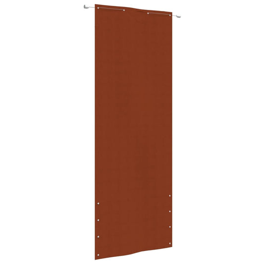 Parvekkeen suoja terrakotta 80x240 cm Oxford kangas - Sisustajankoti.fi