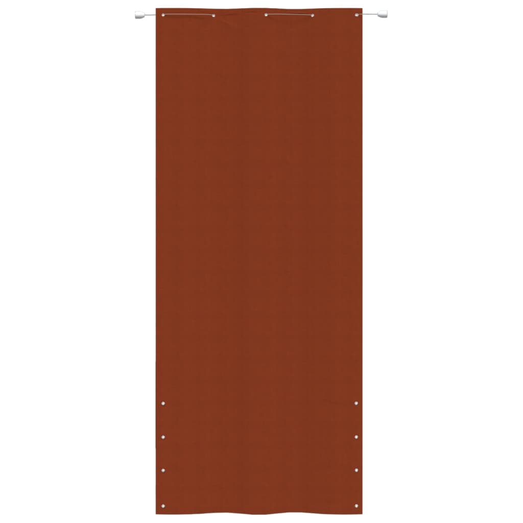 Parvekkeen suoja terrakotta 100x240 cm Oxford kangas - Sisustajankoti.fi