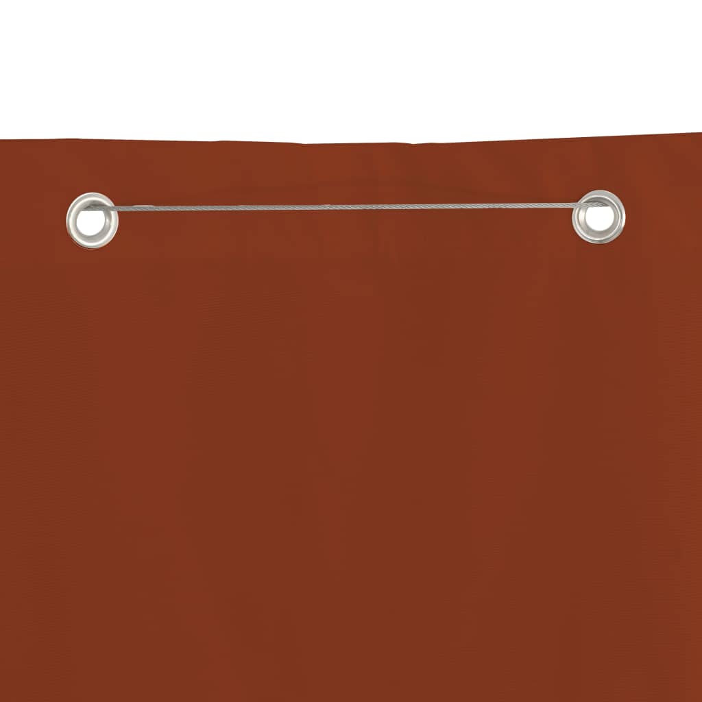 Parvekkeen suoja terrakotta 140x240 cm Oxford kangas - Sisustajankoti.fi