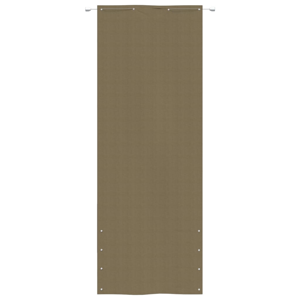 Parvekkeen suoja taupe 80x240 cm Oxford kangas - Sisustajankoti.fi
