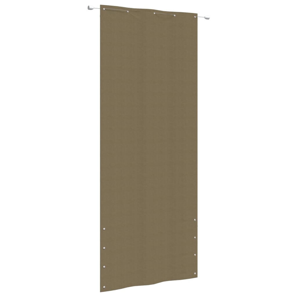 Parvekkeen suoja taupe 100x240 cm Oxford kangas - Sisustajankoti.fi