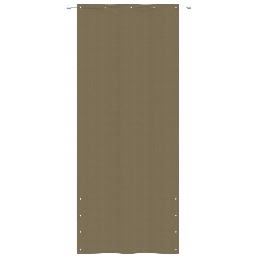 Parvekkeen suoja taupe 100x240 cm Oxford kangas - Sisustajankoti.fi