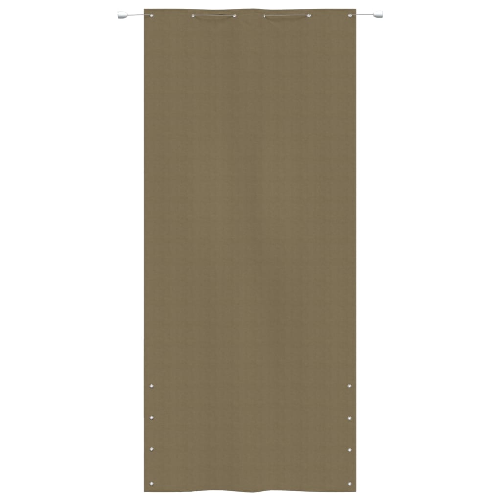 Parvekkeen suoja taupe 120x240 cm Oxford kangas - Sisustajankoti.fi