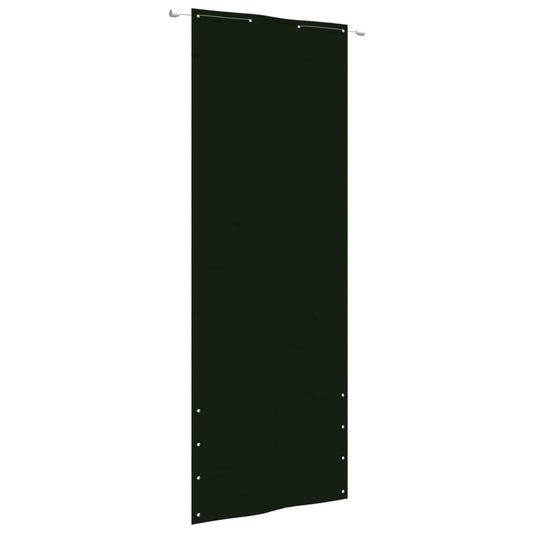 Parvekkeen suoja tummanvihreä 80x240 cm Oxford kangas - Sisustajankoti.fi