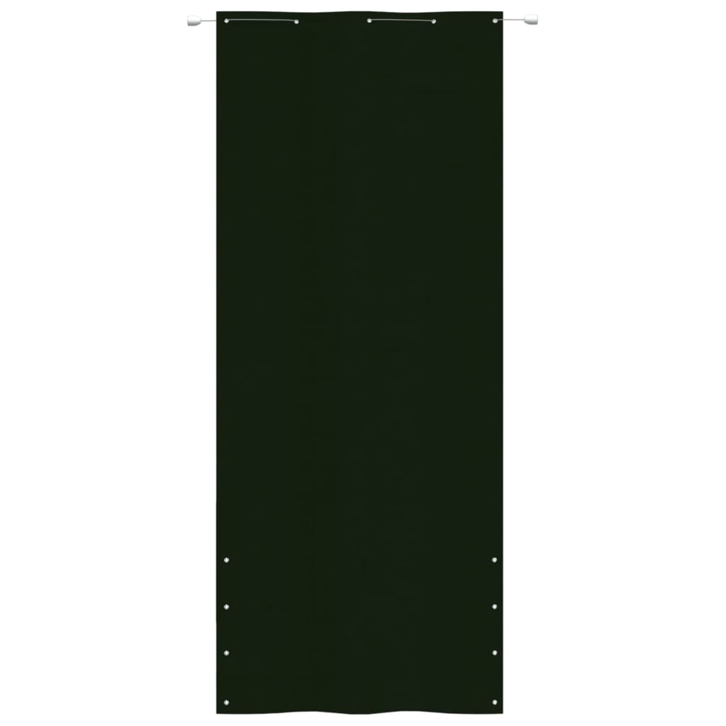 Parvekkeen suoja tummanvihreä 100x240 cm Oxford kangas - Sisustajankoti.fi