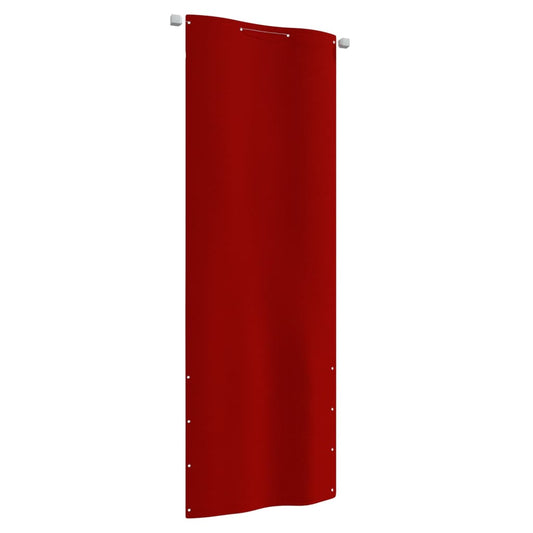 Parvekkeen suoja punainen 80x240 cm Oxford kangas - Sisustajankoti.fi