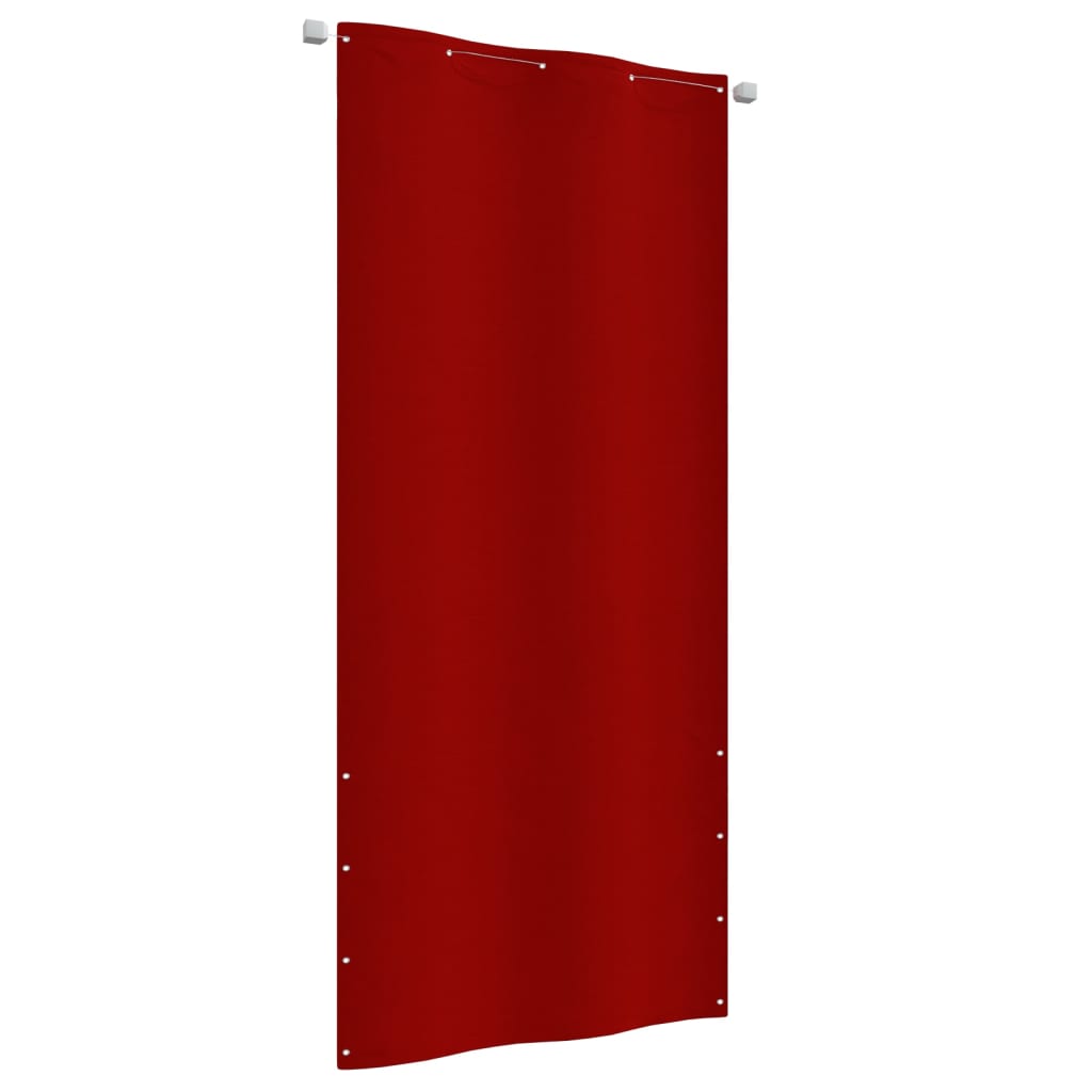 Parvekkeen suoja punainen 100x240 cm Oxford kangas - Sisustajankoti.fi