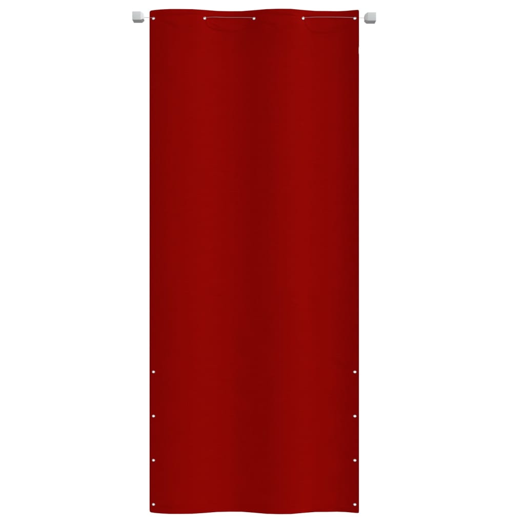 Parvekkeen suoja punainen 100x240 cm Oxford kangas - Sisustajankoti.fi