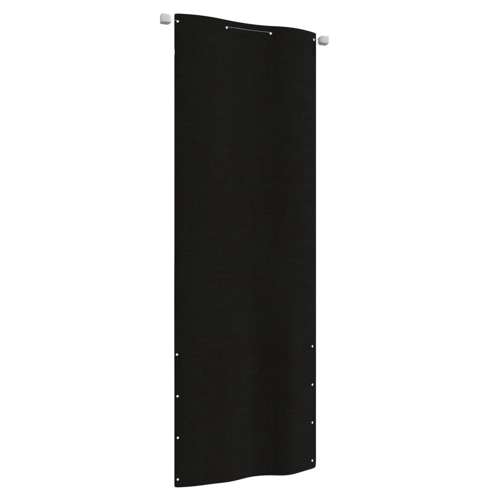 Parvekkeen suoja musta 80x240 cm Oxford kangas - Sisustajankoti.fi