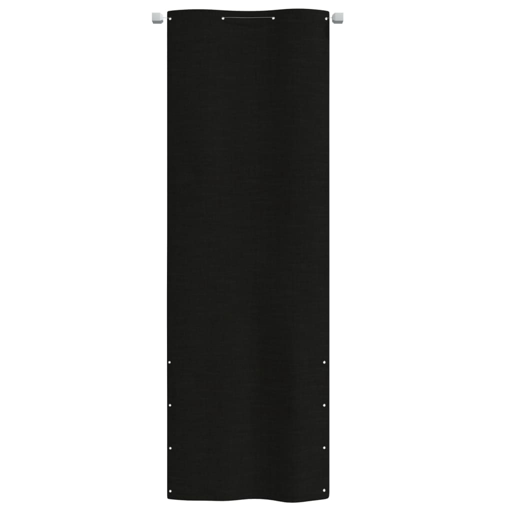 Parvekkeen suoja musta 80x240 cm Oxford kangas - Sisustajankoti.fi