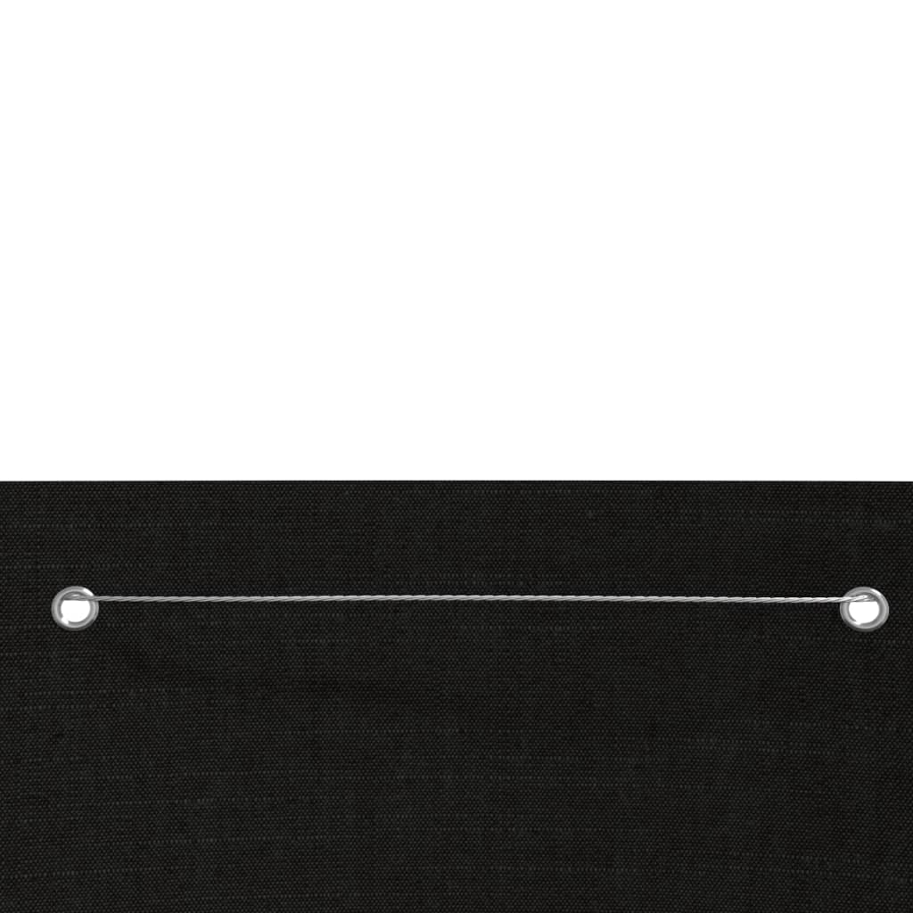 Parvekkeen suoja musta 80x240 cm Oxford kangas - Sisustajankoti.fi