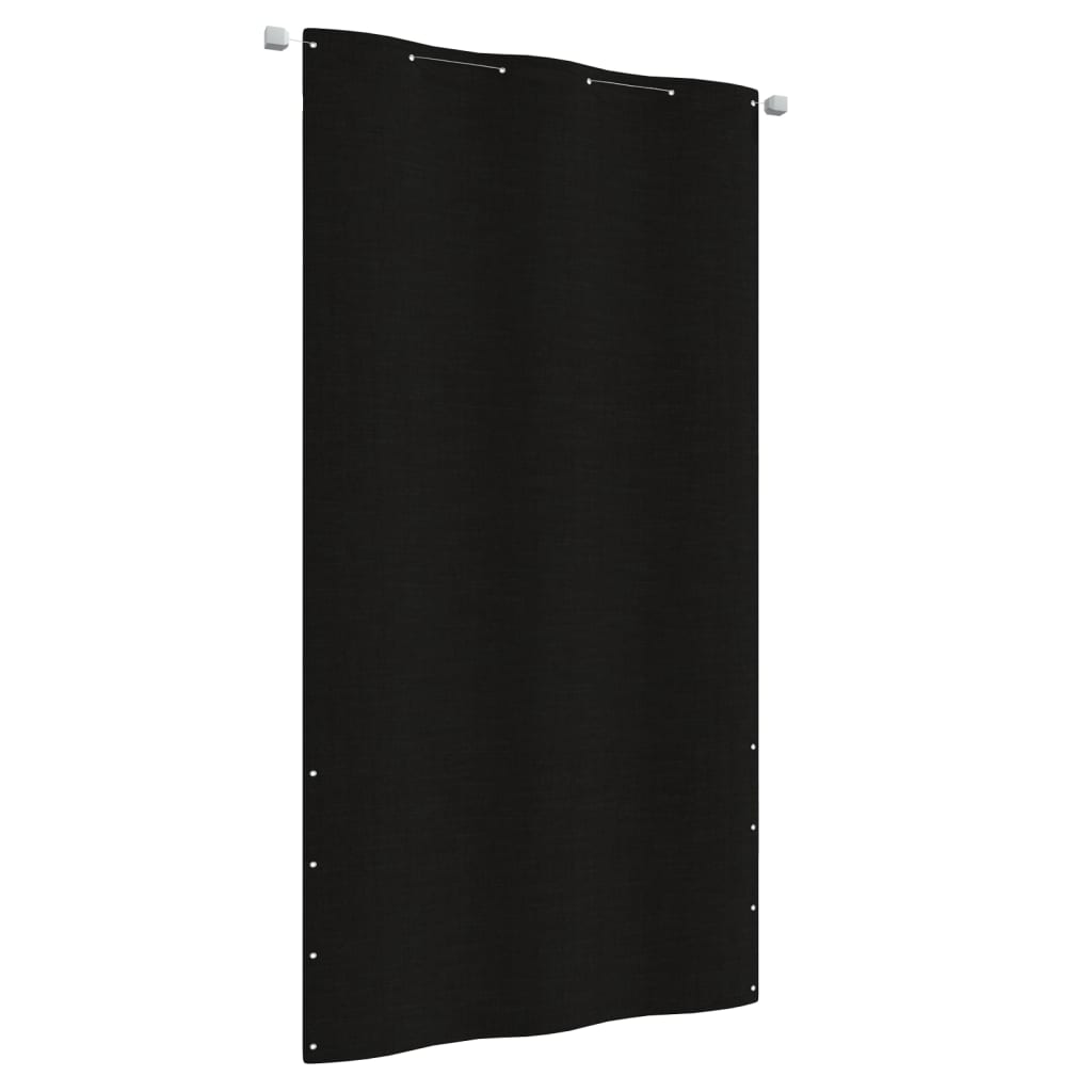 Parvekkeen suoja musta 120x240 cm Oxford kangas - Sisustajankoti.fi