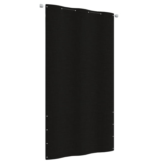 Parvekkeen suoja musta 120x240 cm Oxford kangas - Sisustajankoti.fi