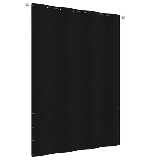 Parvekkeen suoja musta 160x240 cm Oxford kangas - Sisustajankoti.fi