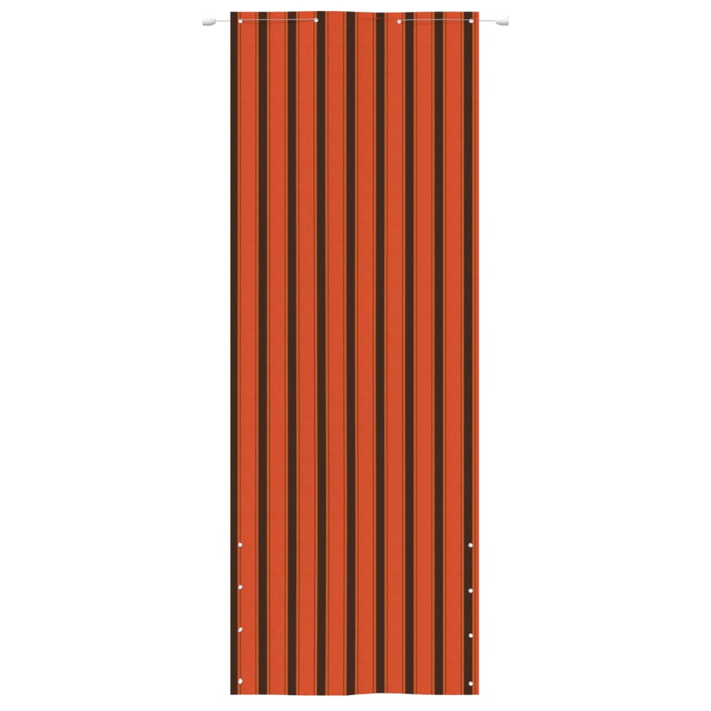 Parvekkeen suoja oranssi ja ruskea 80x240 cm Oxford kangas - Sisustajankoti.fi