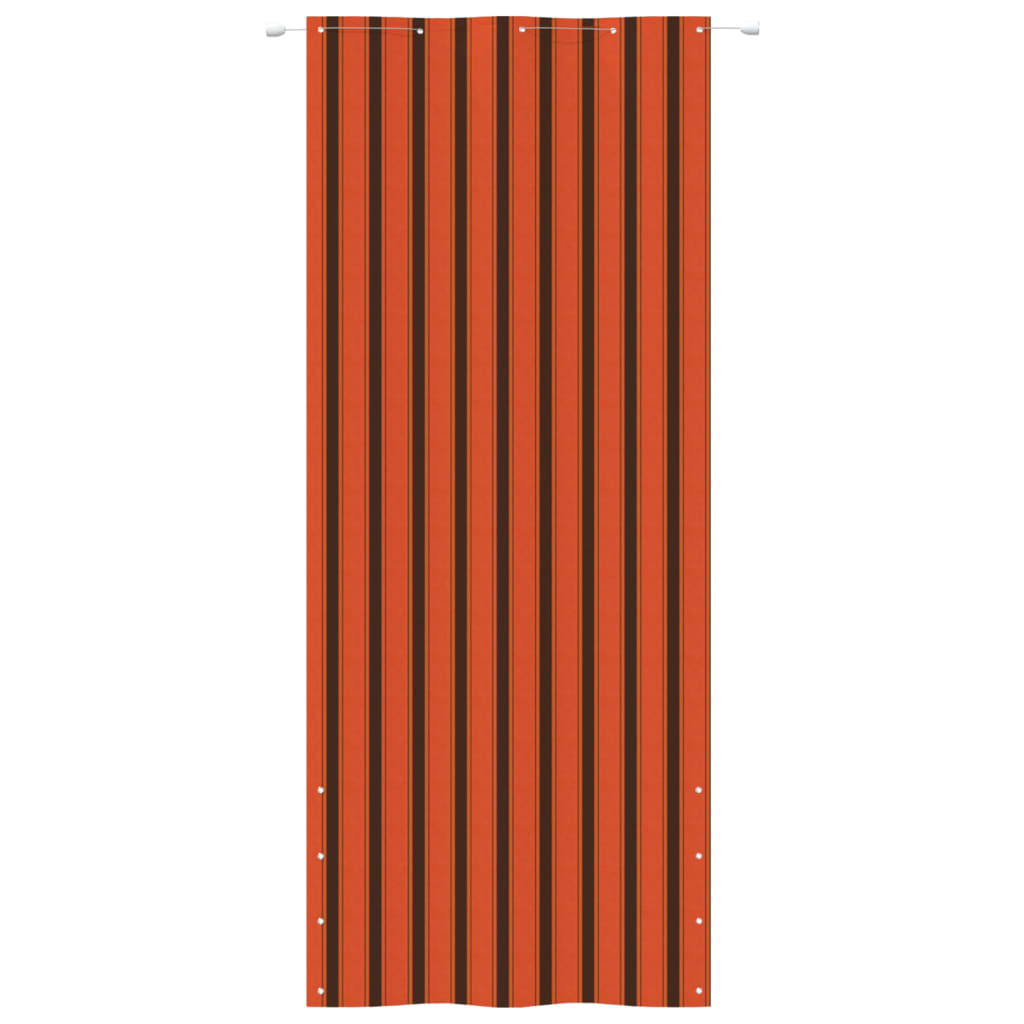 Parvekkeen suoja oranssi ja ruskea 100x240 cm Oxford kangas - Sisustajankoti.fi