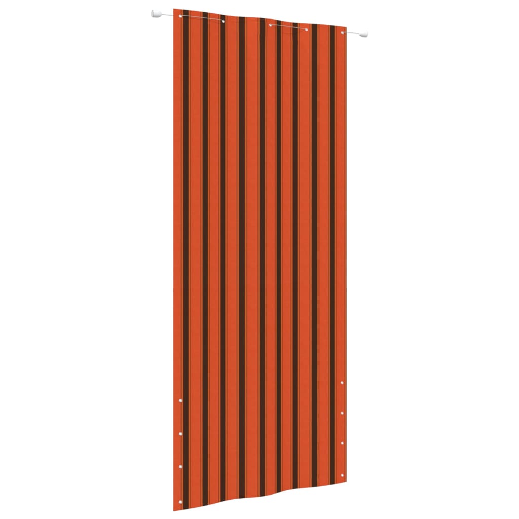 Parvekkeen suoja oranssi ja ruskea 100x240 cm Oxford kangas - Sisustajankoti.fi
