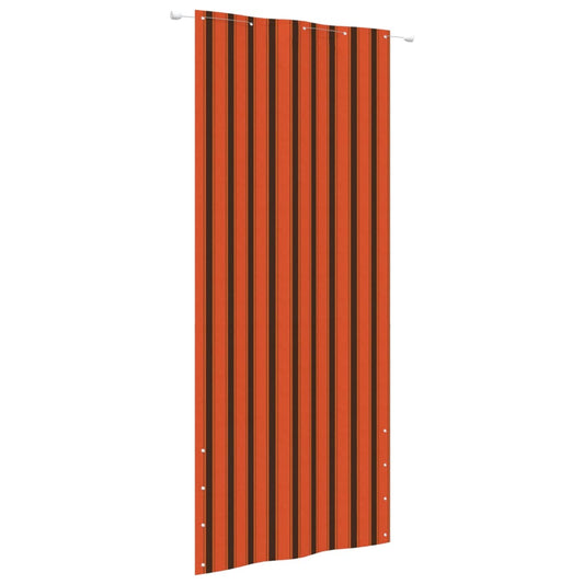 Parvekkeen suoja oranssi ja ruskea 100x240 cm Oxford kangas - Sisustajankoti.fi