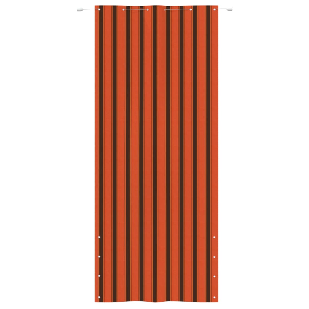 Parvekkeen suoja oranssi ja ruskea 120x240 cm Oxford kangas - Sisustajankoti.fi