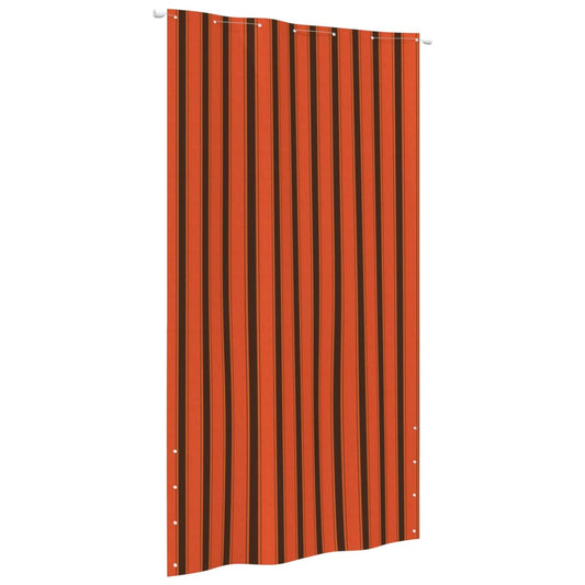 Parvekkeen suoja oranssi ja ruskea 140x240 cm Oxford kangas - Sisustajankoti.fi