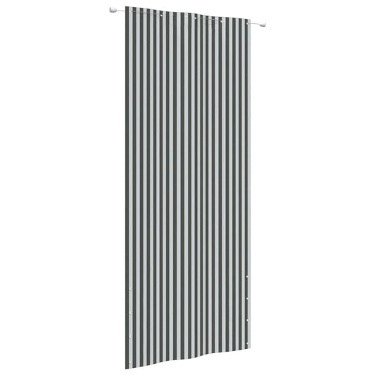 Parvekkeen suoja antrasiitti/valkoinen 100x240 cm Oxford kangas - Sisustajankoti.fi