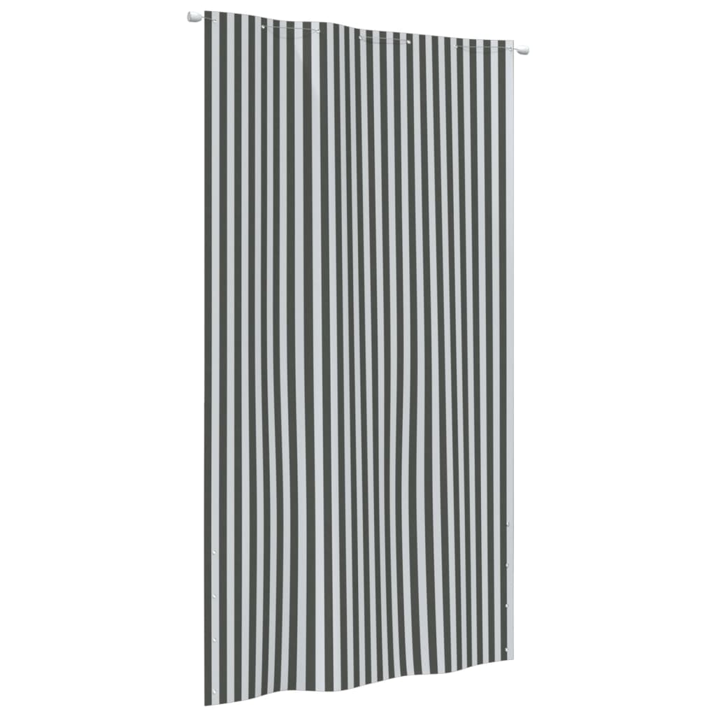 Parvekkeen suoja antrasiitti/valkoinen 140x240 cm Oxford kangas - Sisustajankoti.fi