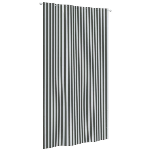 Parvekkeen suoja antrasiitti/valkoinen 140x240 cm Oxford kangas - Sisustajankoti.fi
