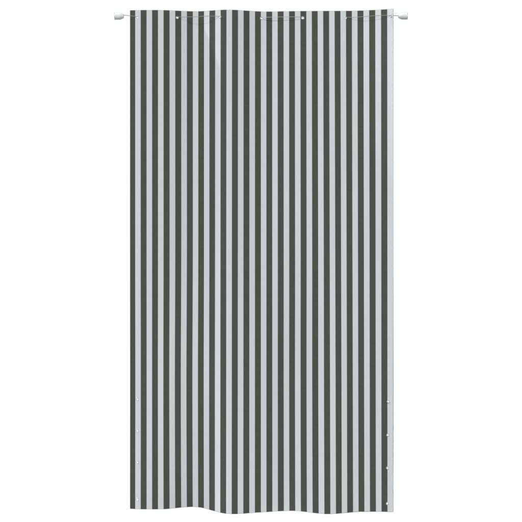 Parvekkeen suoja antrasiitti/valkoinen 140x240 cm Oxford kangas - Sisustajankoti.fi