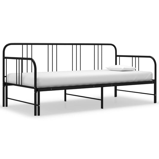 Vuodesohvan runko musta metalli 90x200 cm - Sisustajankoti.fi