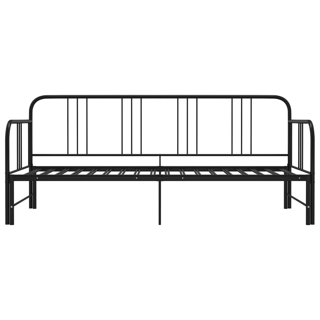 Vuodesohvan runko musta metalli 90x200 cm - Sisustajankoti.fi