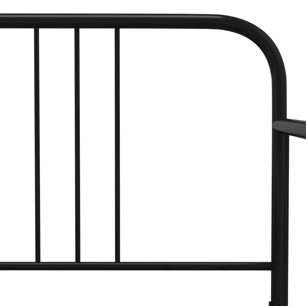 Vuodesohvan runko musta metalli 90x200 cm - Sisustajankoti.fi