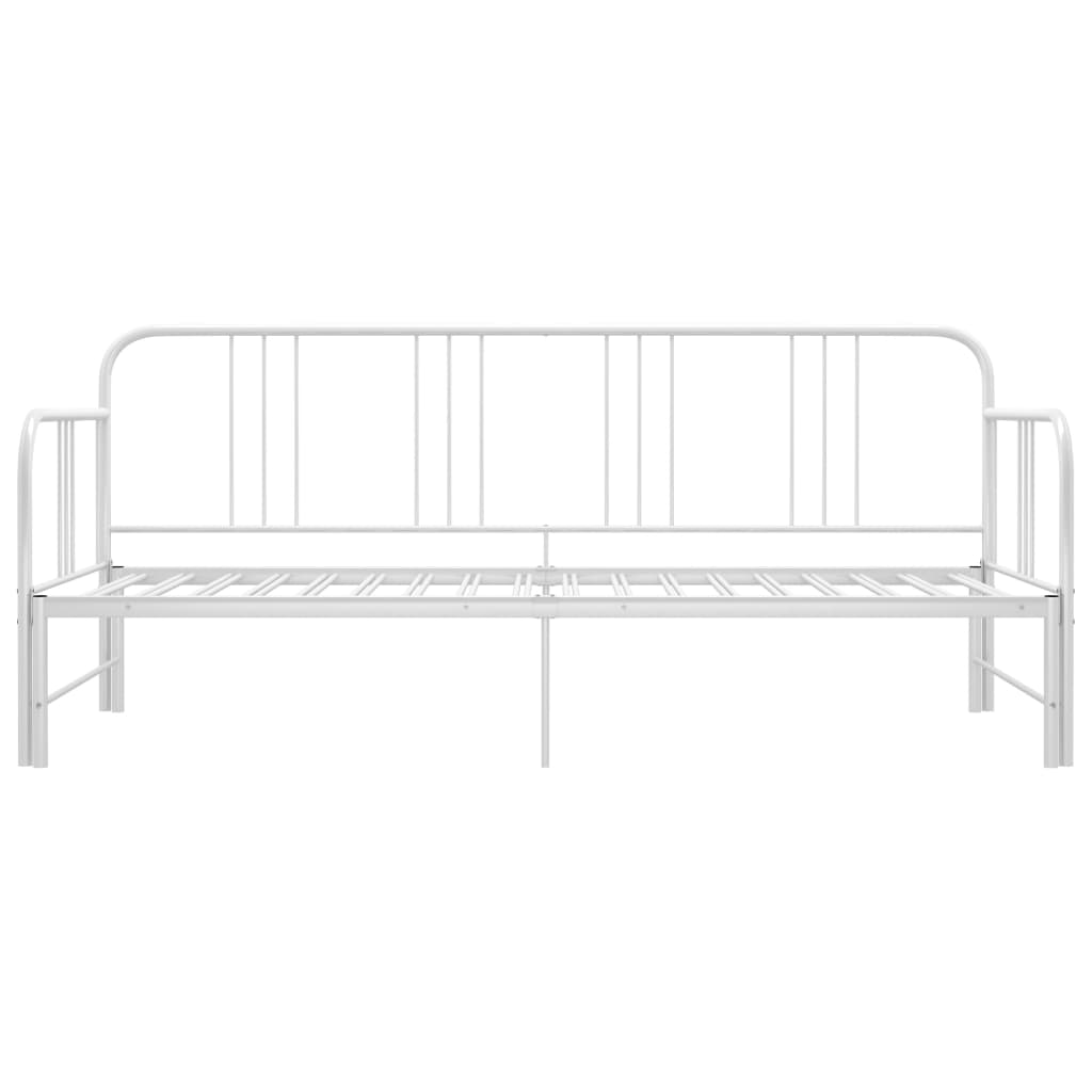 Vuodesohvan runko valkoinen metalli 90x200 cm - Sisustajankoti.fi