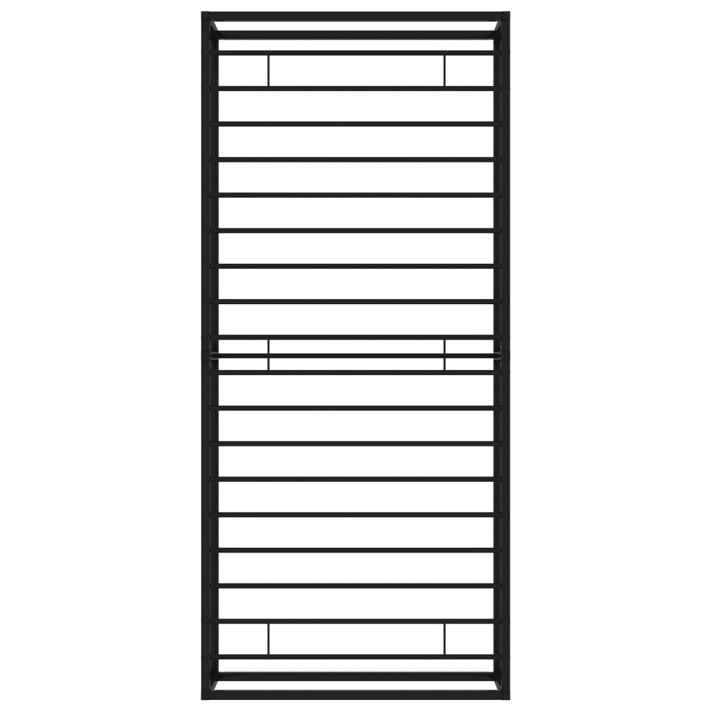 Sängynrunko musta metalli 90x200 cm - Sisustajankoti.fi