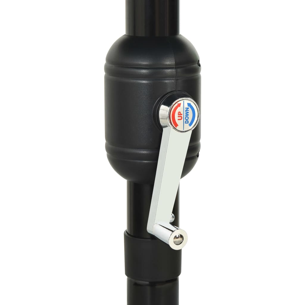 3-tasoinen aurinkovarjo alumiinitanko taivaansininen 3,5 m - Sisustajankoti.fi