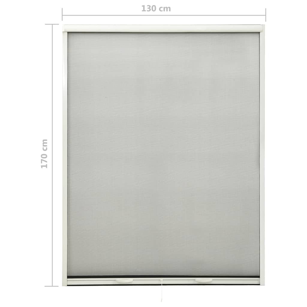 Alas rullattava hyönteisverkko ikkunaan valkoinen 130x170 cm - Sisustajankoti.fi