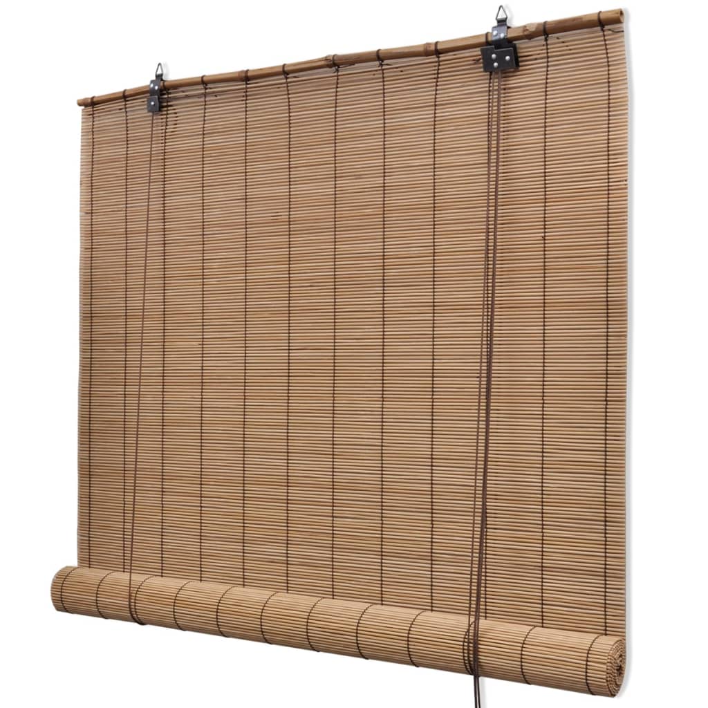 Bambu rullaverhot 2kpl ruskea 120 x 220 cm - Sisustajankoti.fi